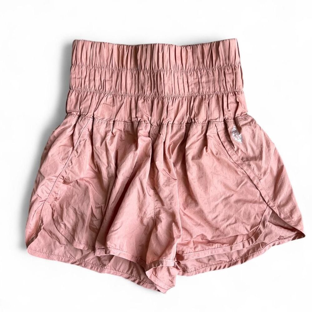 Free-people Women's Pink and Orange Shorts